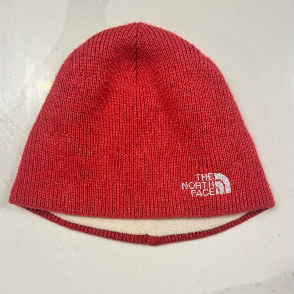 The North Face Pinkish Red Knit Hat